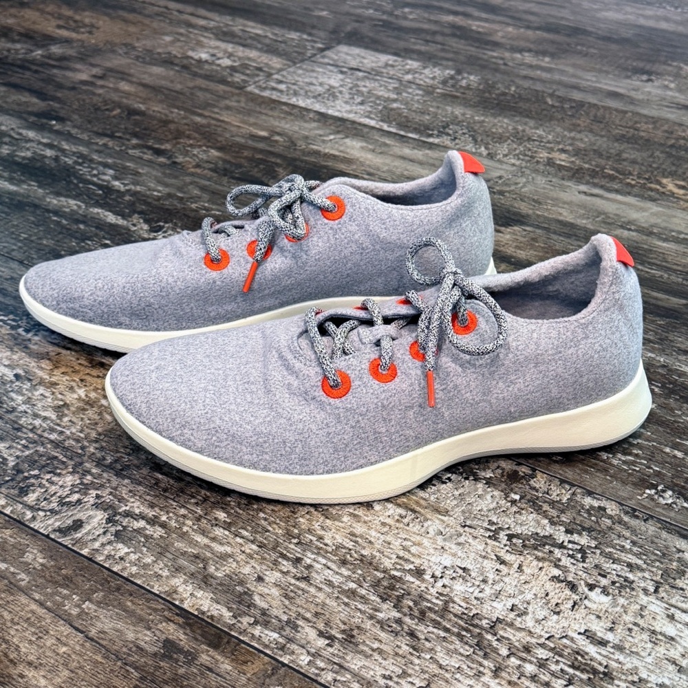 Allbirds Canada Maple Gray Limited Edition Wool Runners Sneakers Men Size 14 NEW - Picture 10 of 12